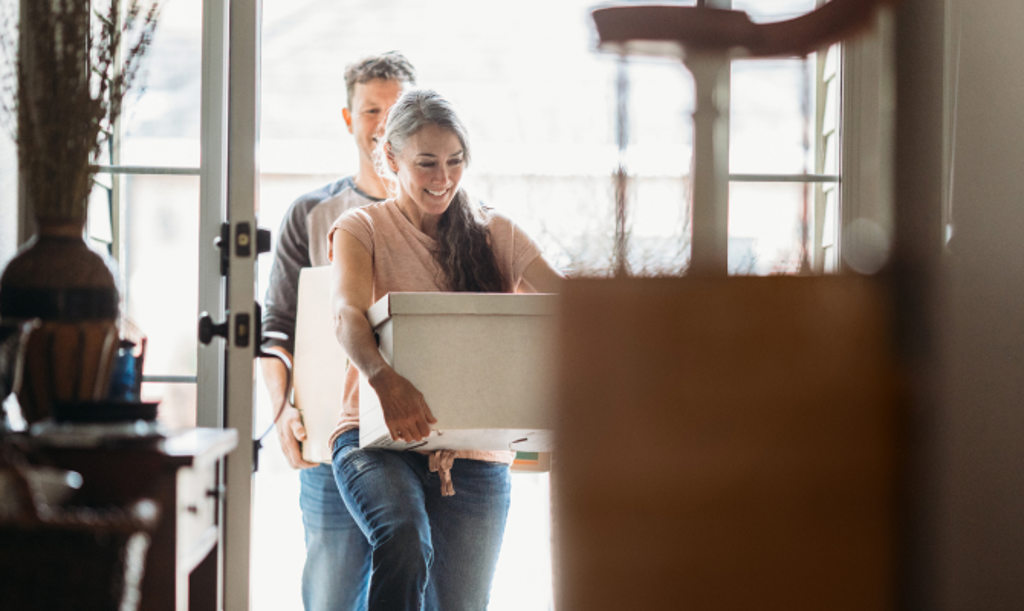 home mortgage moving into house
